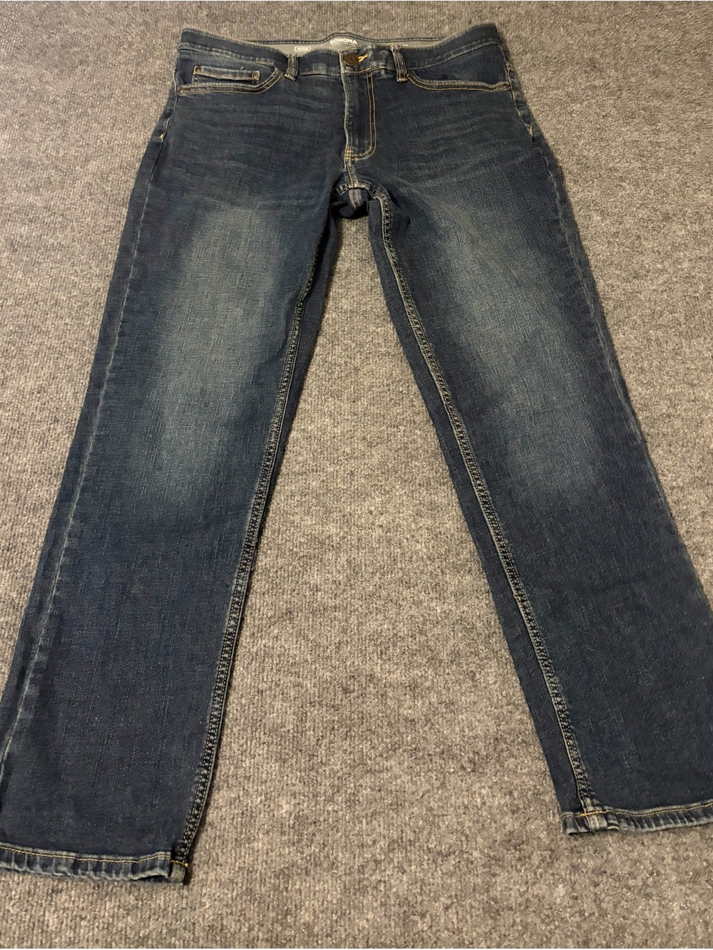 Sonoma Men's Dark Blue Straight Jeans